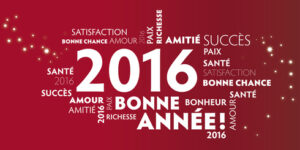 Bonne année 2016